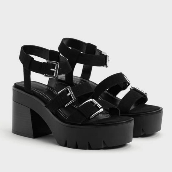 Bershka Shoes - Ankle Strap Platform Sandals